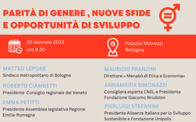 Il seminario “Parità di genere, nuove sfide e opportunità di sviluppo” a Bologna