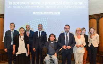 Convegno “Rappresentanza e processi decisionali” ad Aosta, Presidente Bertin: “Diversi sono gli spunti emersi dei quali fare tesoro per rafforzare l’azione delle Autonomie regionali sul piano della partecipazione ai processi decisionali europei”