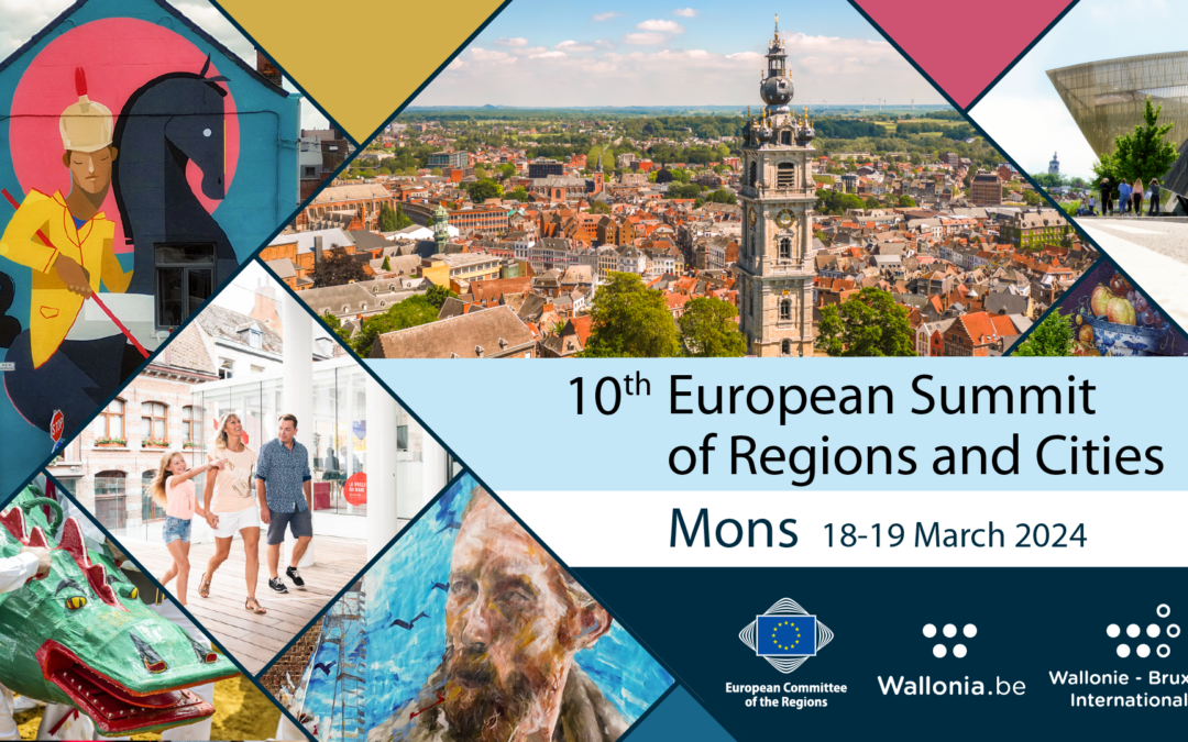 10° vertice europeo delle Regioni e delle città a Mons, nella Regione della Vallonia in Belgio, il 18 e 19 marzo 2024