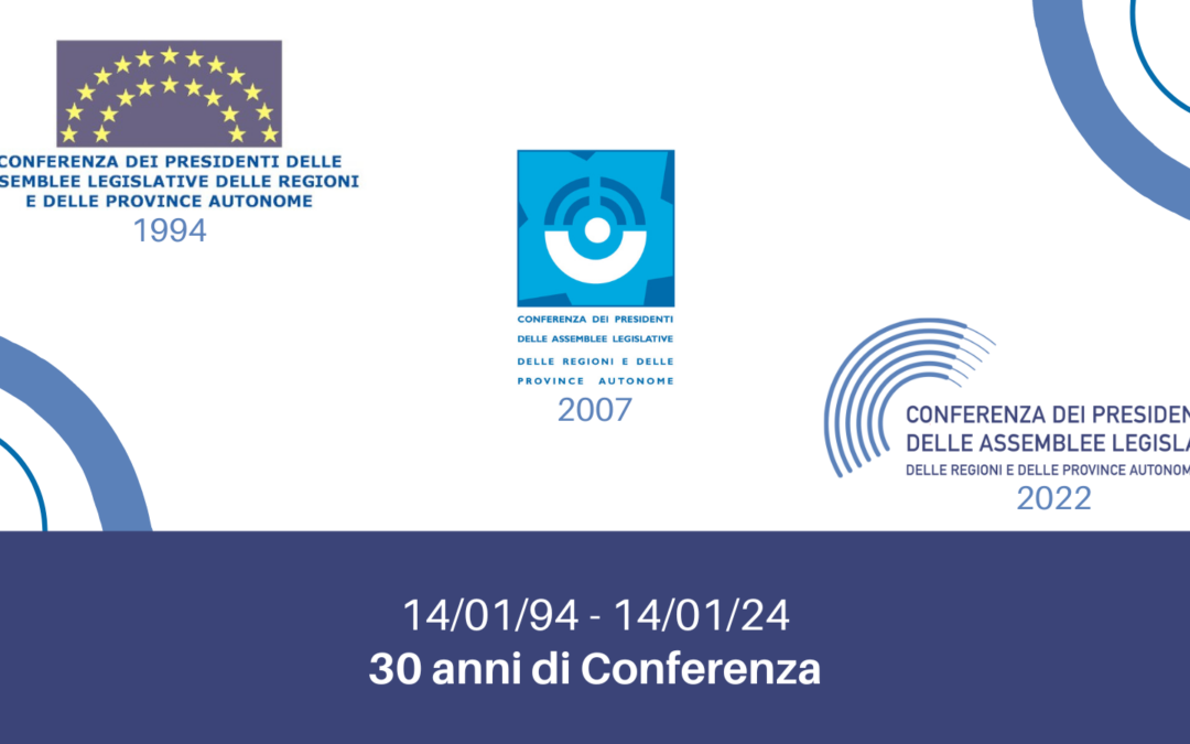 30 anni fa nasceva la Conferenza dei Presidenti delle Assemblee legislative delle Regioni e delle Province autonome