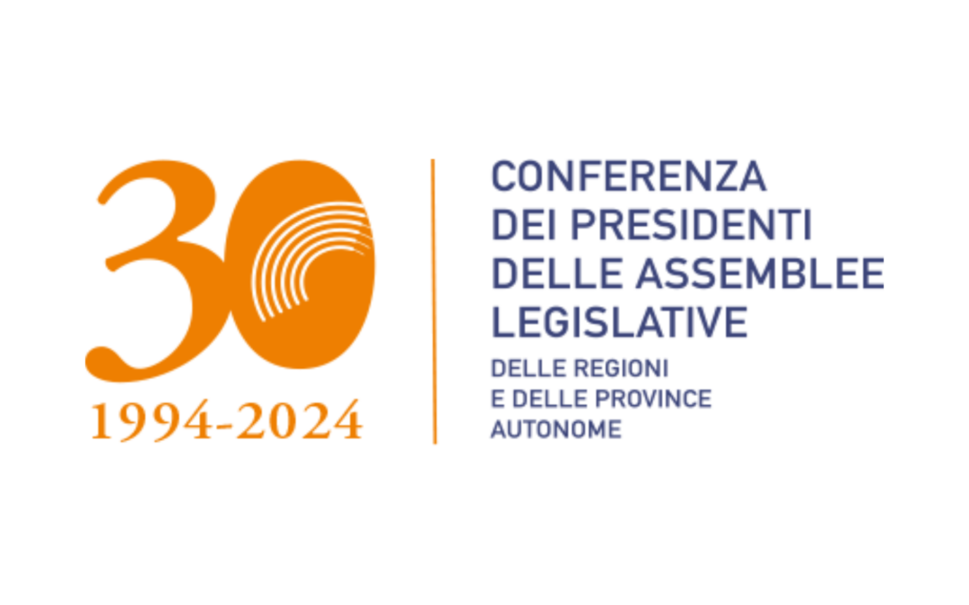 Un logo celebrativo per i 30 anni di attività della Conferenza, per i territori e per il Paese