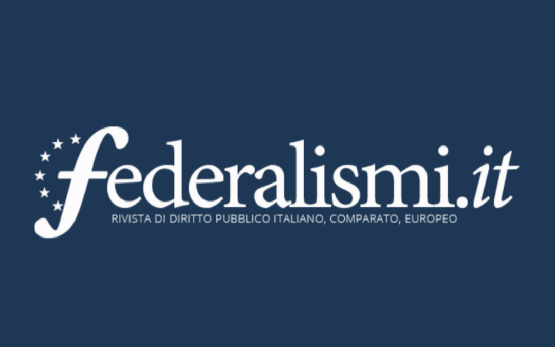 Pubblicati su Federalismi gli atti della 3ᵃ edizione del Seminario “I controlli della Corte dei conti e i complessi equilibri del sistema delle autonomie” (Venezia 11-12 novembre 2022)