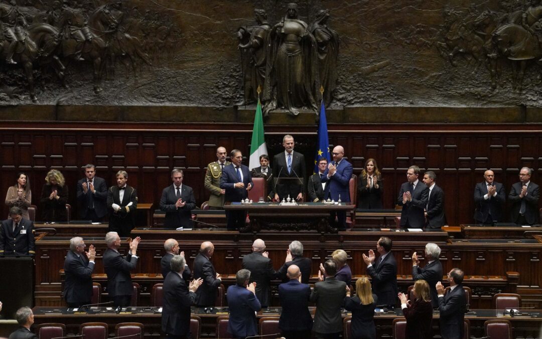 I Presidenti dei Consigli regionali alla cerimonia in occasione della visita di Stato in Italia delle Loro Maestà il Re Felipe VI e la Regina Letizia di Spagna