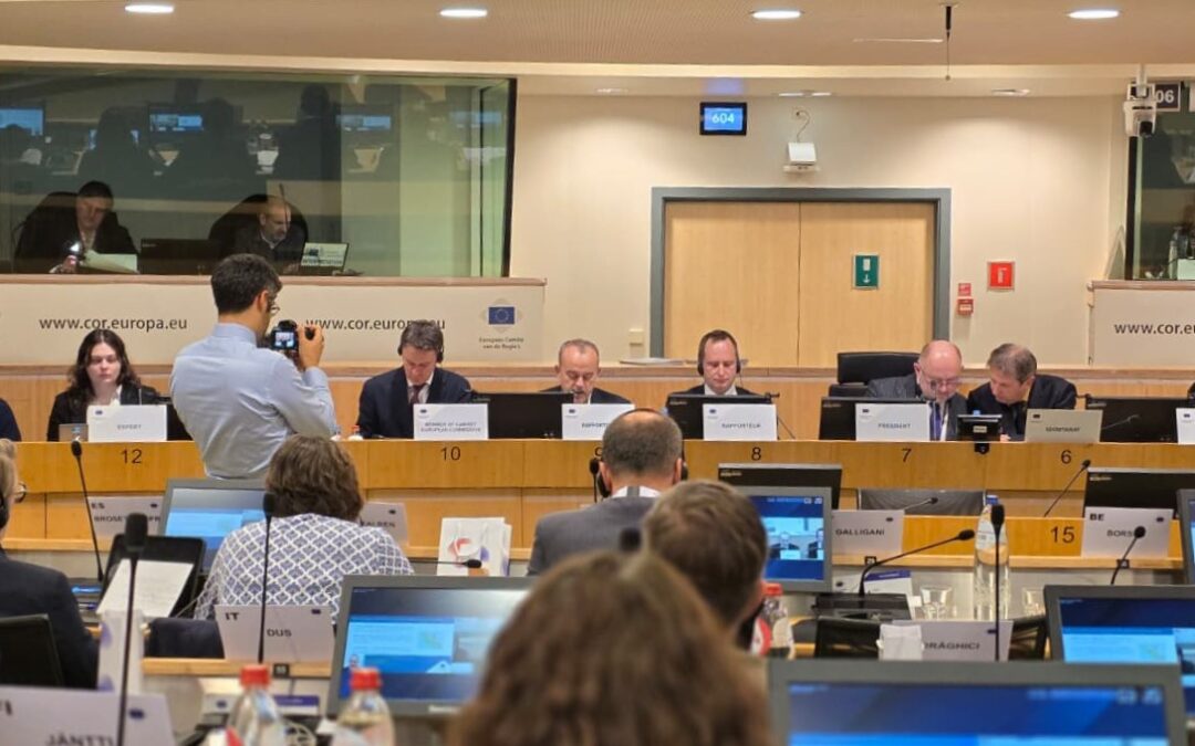 Presidente Aurigemma relatore del parere sulle contromisure mediche per preparare l’UE per la prossima crisi sanitaria alla Commissione NAT del CdR: «Ruolo di Comuni, Province e Regioni semplicemente insostituibile»