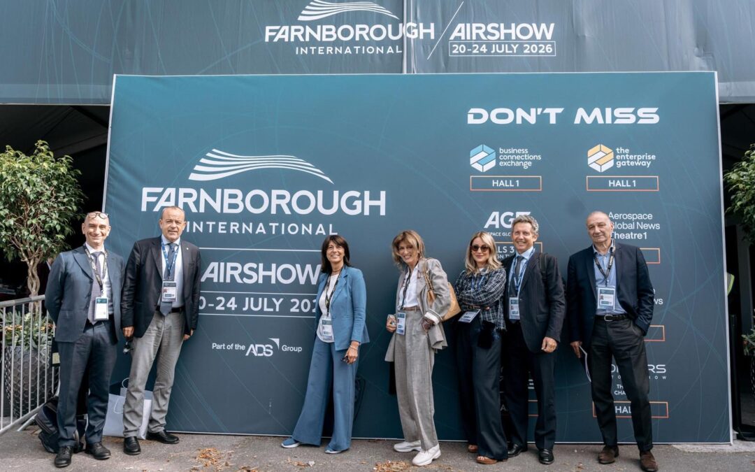 Presidente Aurigemma al Salone Aerospaziale Internazionale Farnborough 2026